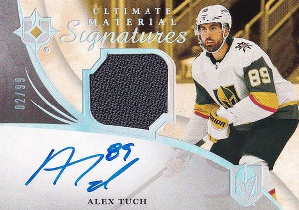 AUTO jersey karta ALEX TUCH 21-22 UD Ultimate Material Signatures /99